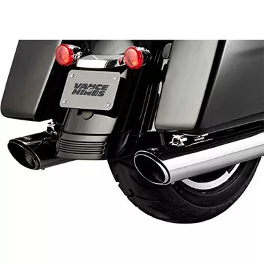 Vance and Hines Slip On Mufflers for Harley M8 V&H Twin Slash Round 16672