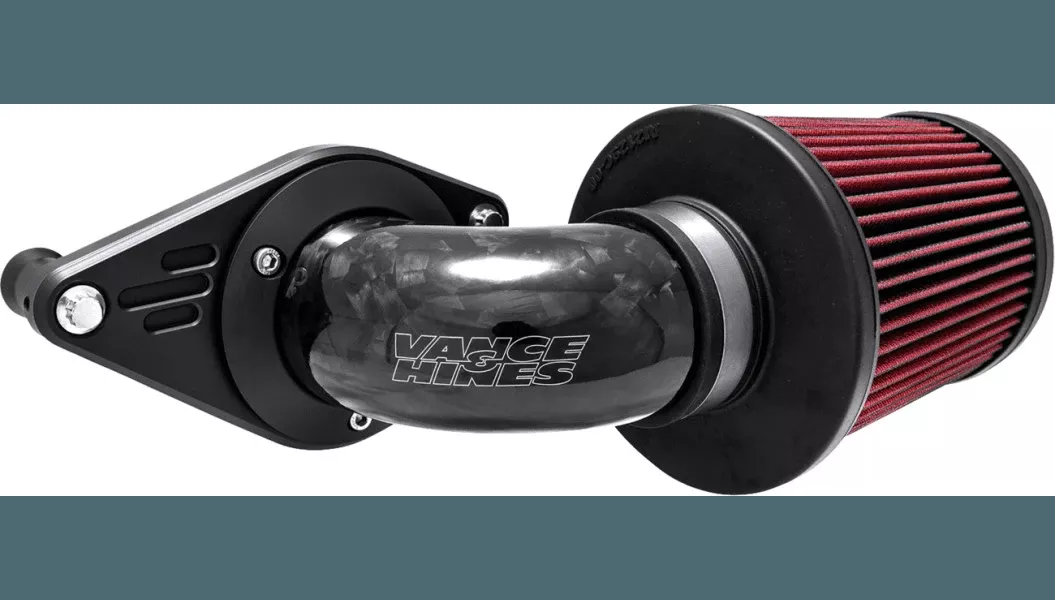 Vance & Hines V02 Falcon XL Air Intake Kit for Harley Davidson Touring Models '17-23 & Softail '18-24 (Not for '23-'24 CVO Models or '24 FLHX/FLTR) - Forged Carbon Fiber