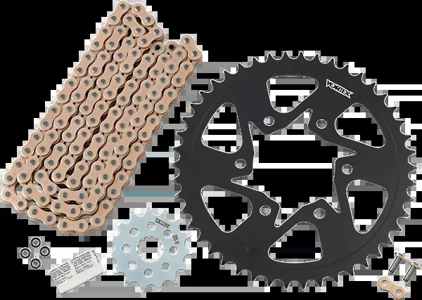 Vortex Chain And Sprocket Kit – WSS – Gold – Kawasaki Z650/RS