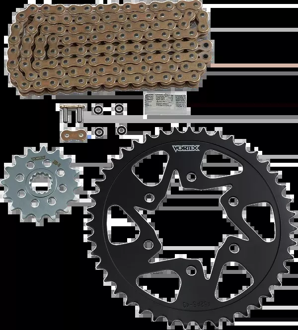 Vortex Chain And Sprocket Kit – WSS – Gold – Kawasaki ZX-6R