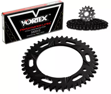 Vortex CK5261 Chain and Sprocket Kit SSA SUZ GSX-R1000 01-06 (STK,ALU)