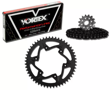 Vortex CK6205 Chain and Sprocket Kit MXA YAM YZ250 99-12 (1U,ALU)