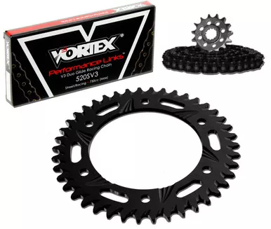 Vortex CK6334 Chain and Sprocket Kit HFRA HON CBR600RR 07-15 (1D2U,ALU)