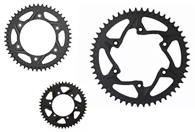 Vortex F5 Rear Aluminum Sprocket Black Hardcoat 44T - 251AK-44