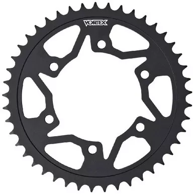 Vortex Steel Rear Sprocket Black 44T - 251S-44