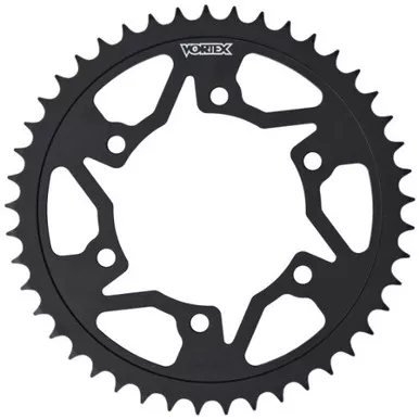 Vortex Steel Rear Sprocket Black 46T - 252S-46
