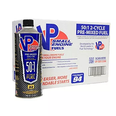 VP 6238 Small Engine Fuel 50:1 Pre-mixed 94 Octane Ethanol Free