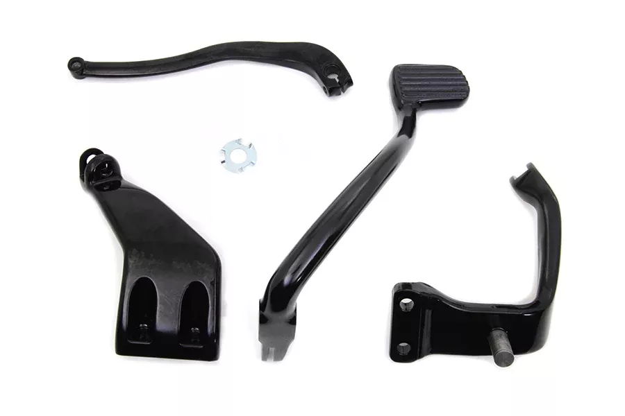 Vtwin +2" Black Extended Mid Control Kit for 2006-2017 Harley Dyna FXD FXDL