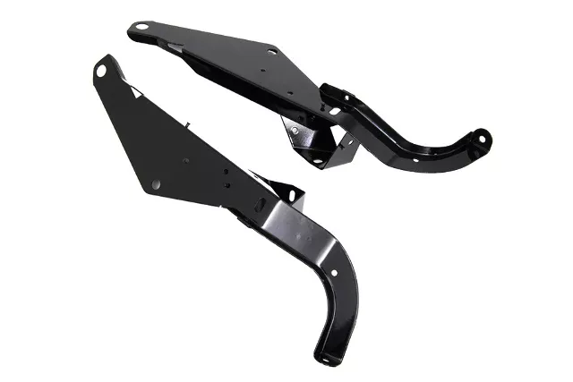 Vtwin Black Heavy Duty Fairing Support Bracket Set fits 1996-2013 Harley Touring