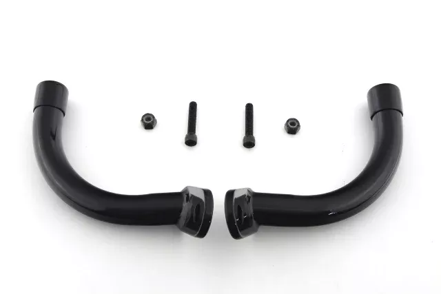 VTwin Black Rear Saddlebag Guard Eliminator Brackets 1997-2008 Harley Touring