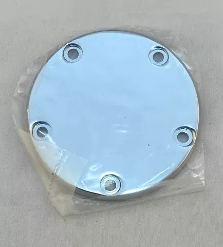 VTwin Chrome 5 Hole Ignition Cover 1999-2017 Harley Dyna Touring Softail FXST