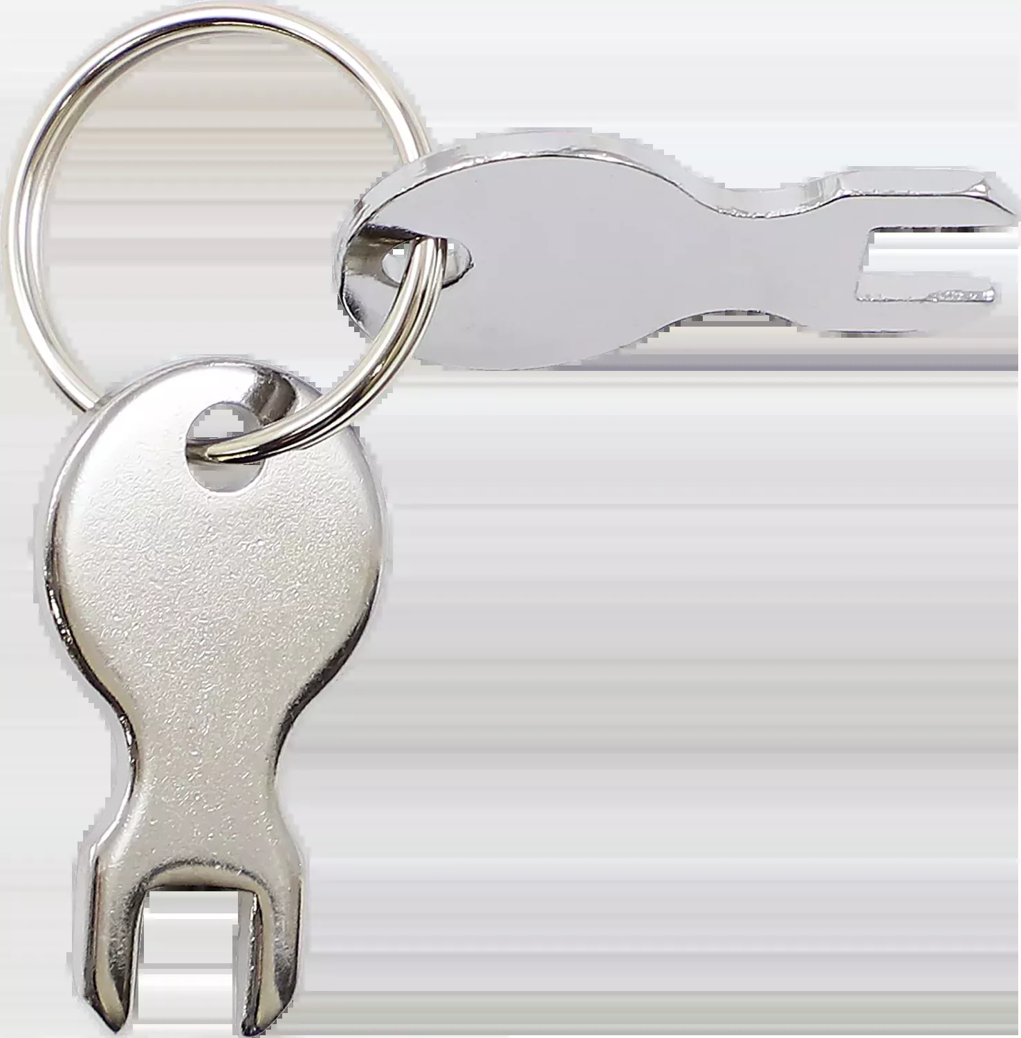 VTwin Chrome Teardrop Toolbox Replacement Keys for Harley Davidson
