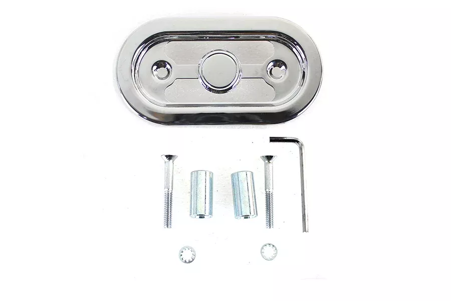 Vtwin Chrome Voltage Regulator Cover fits 1991-2003 Harley Davidson Dyna FXD