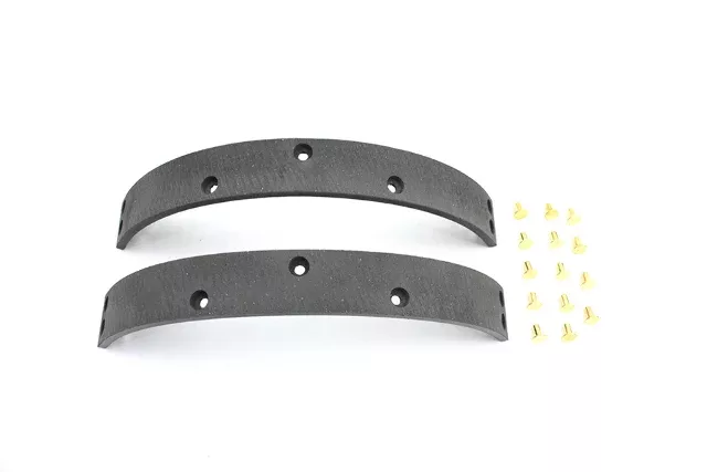 Vtwin Rear Front Brake Shoe Linings & Rivets 1949-1978 Harley Sportster Panhead
