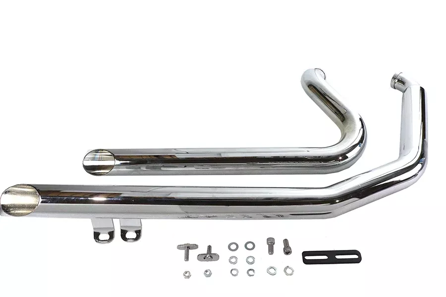 VTwin Wyatt Gatling Exhaust Drag Pipe Slash Shorty 1984-2006 Harley Softail FXST