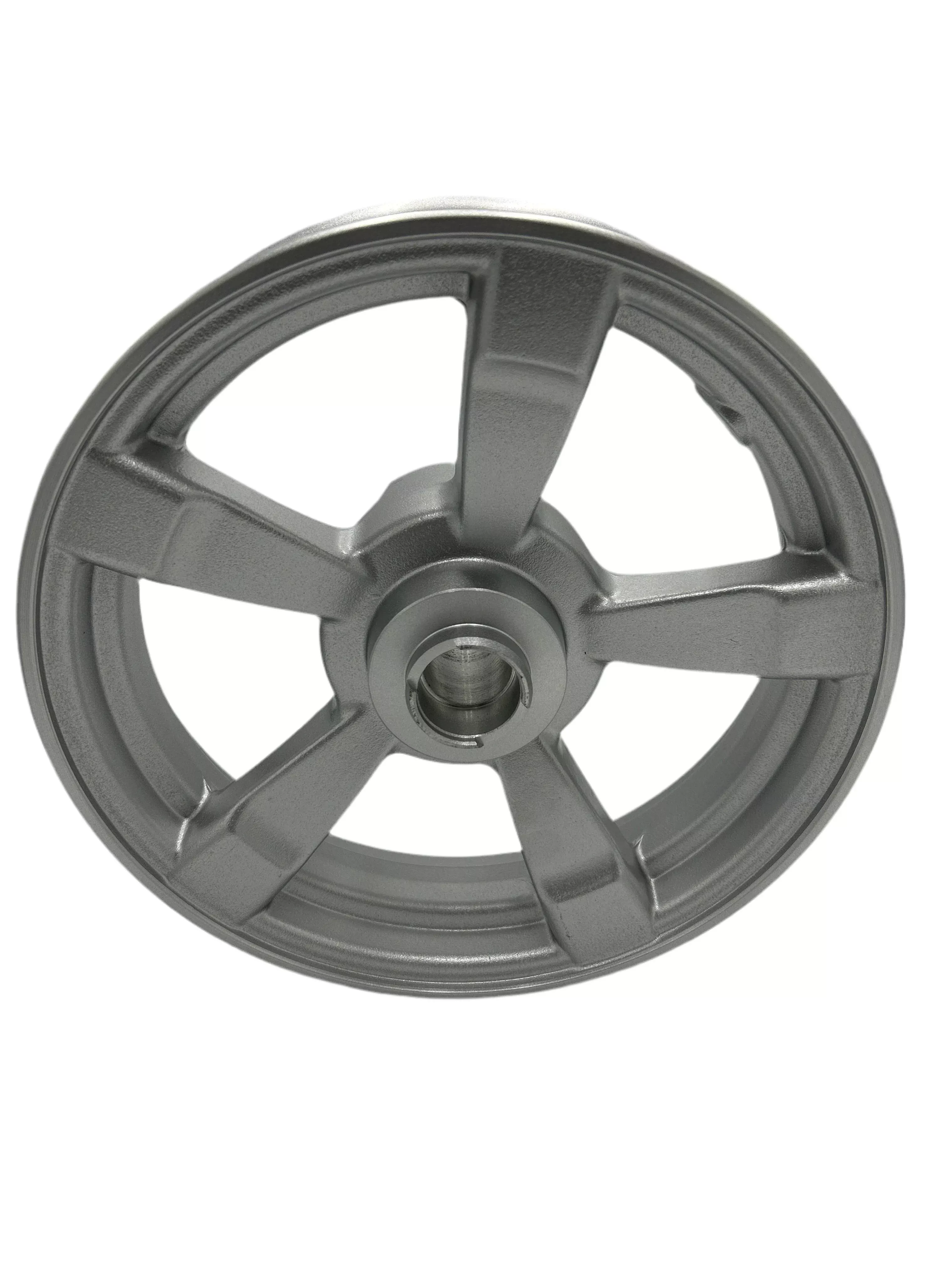 WHEEL - FRONT WHEEL, SILVER ALLOY, 10 INCH, RIM (KICK)