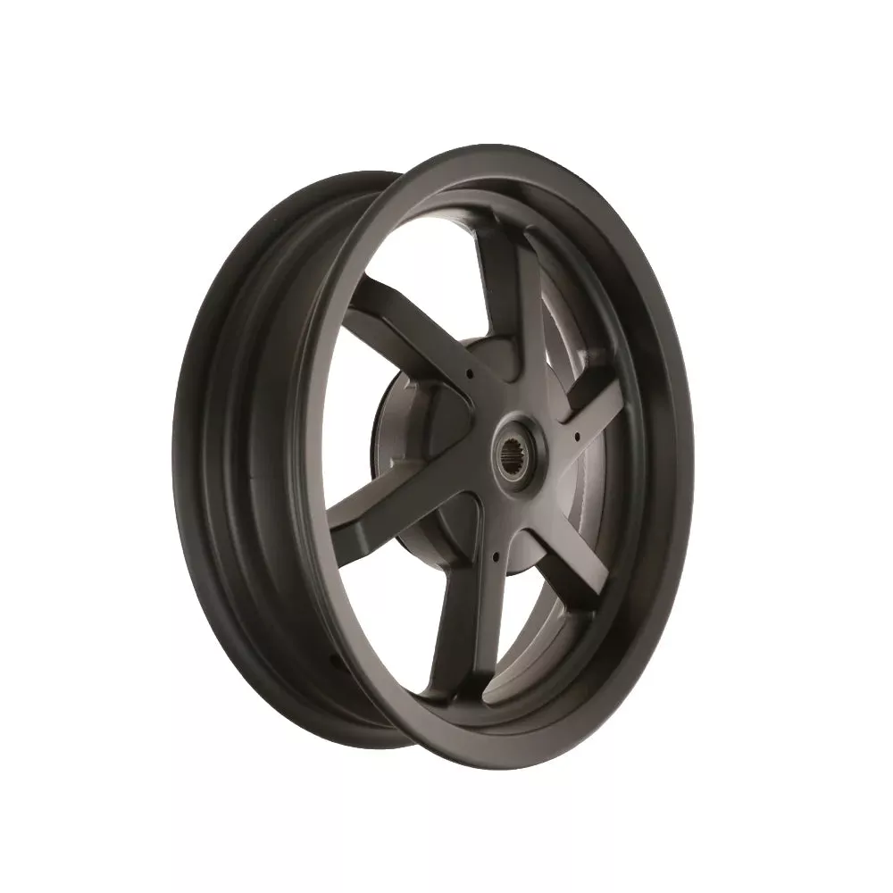 WHEEL - REAR WHEEL, BLACK ALLOY, RIM (RH50) 12"