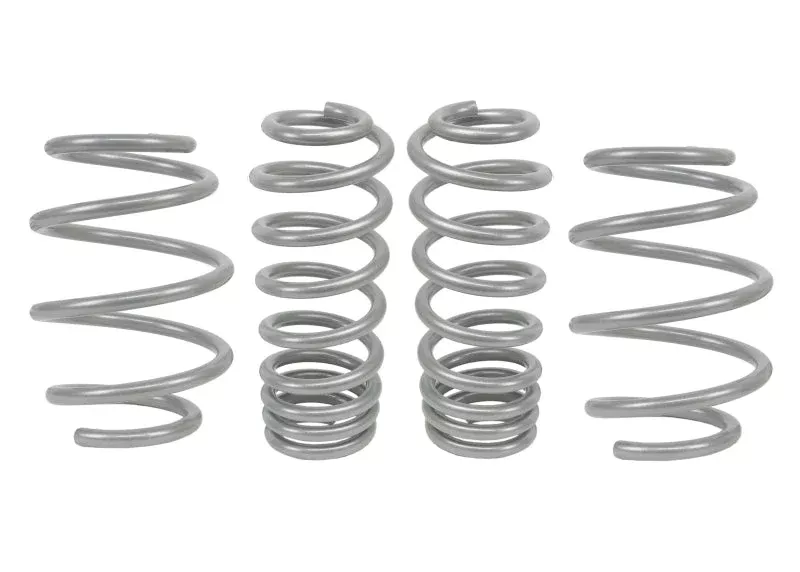Whiteline F and R Coil Springs - lowered