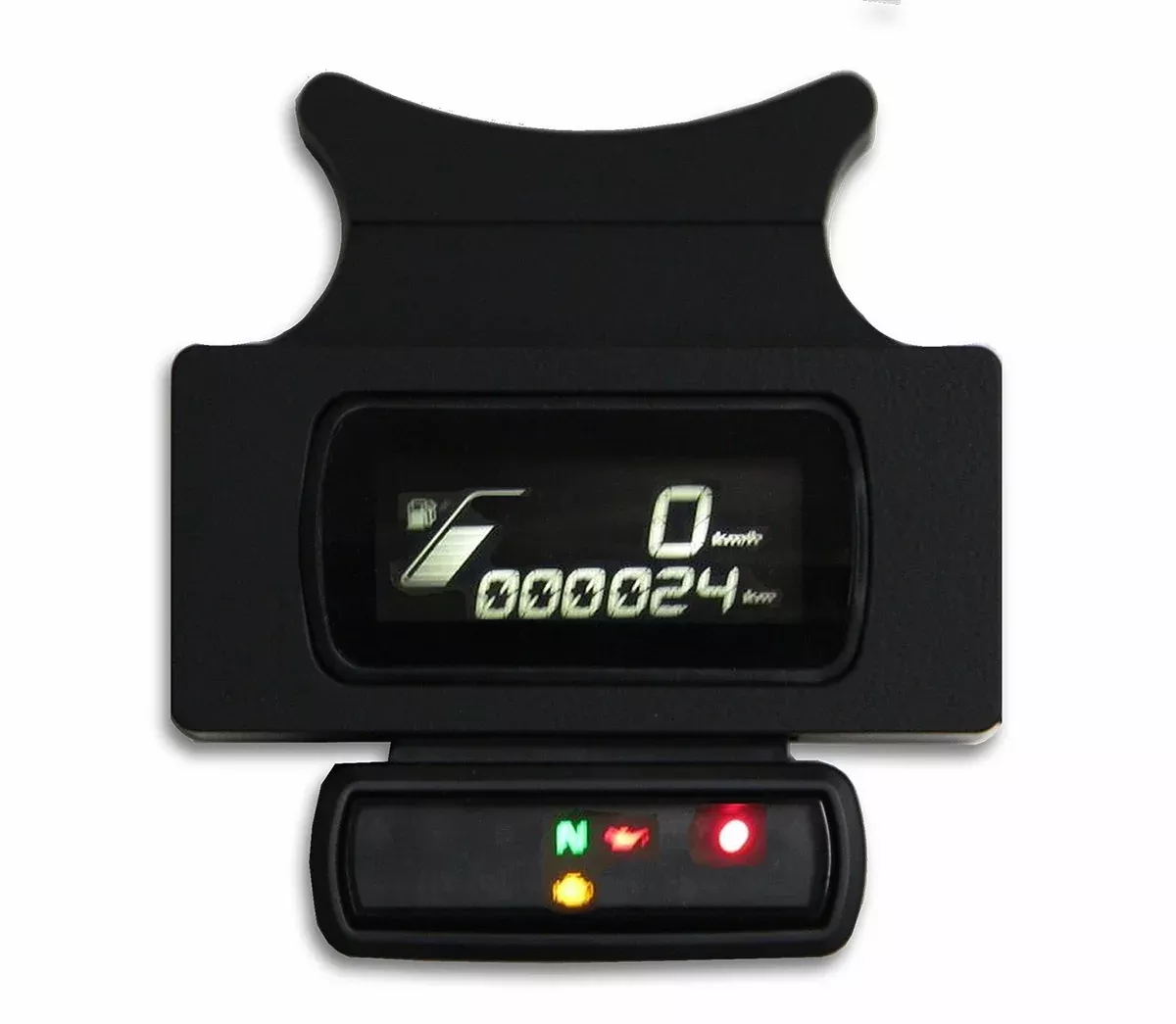 Wild 1 One WO540B Satin Black Gauge Relocation Mount 18-22 Harley FXBB & FXBR/S