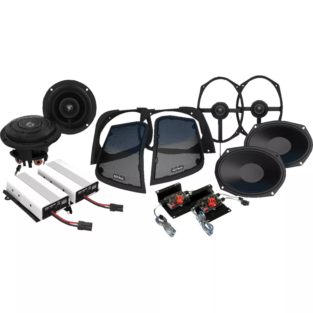 Wild Boar Audio Speaker And Amplifier Kit – WBA RETRO 800.4SG For Harley Touring 2014-2024