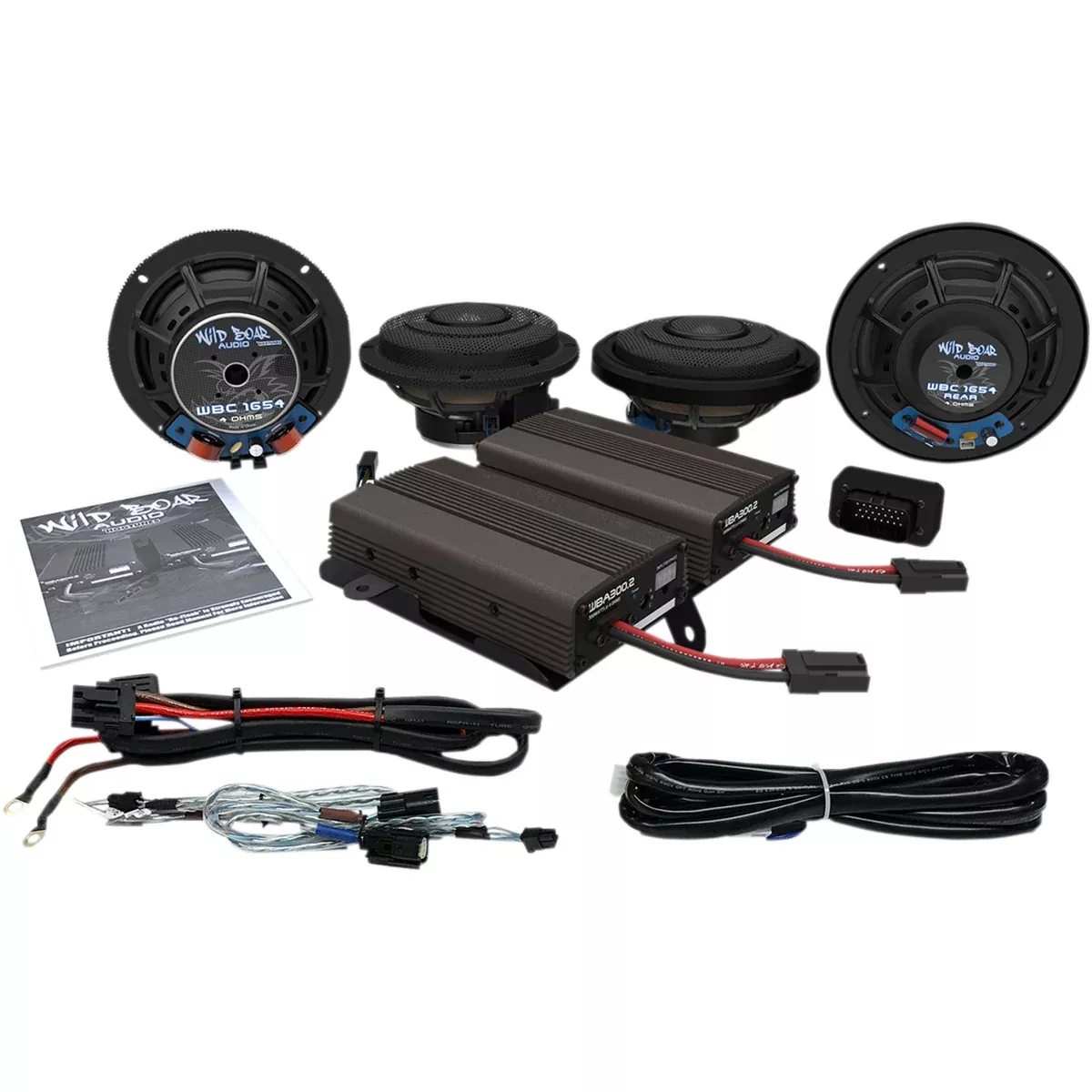 Wild Boar Audio Speaker And Amplifier Kit – WBA ULTRA KIT SE For Harley Touring 2014-2022