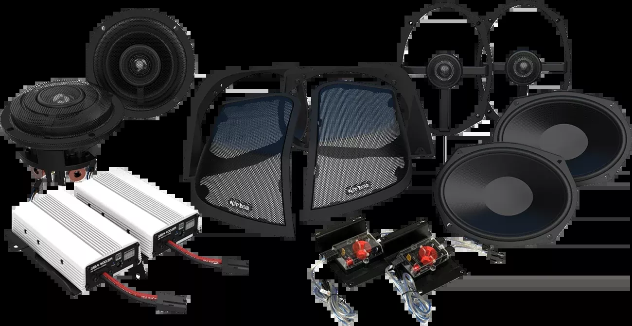 Wild Boar Rear Cut In Lid Kit for 6"x9" Speakers for 2014-2024 Harley Touring