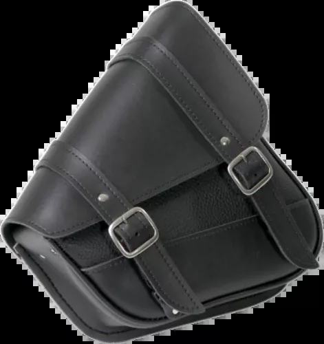 Willie & Max Black Left Side Swing Arm Saddlebag fits 1958-2022 Harley Sportster