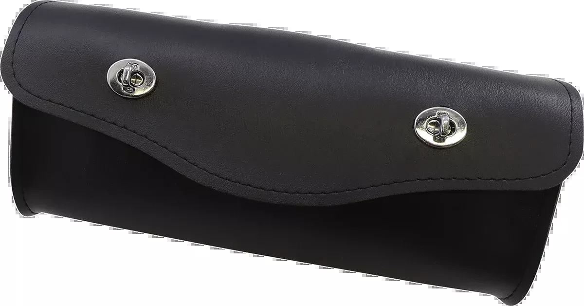 Willie & Max Black Synthetic Leather Revolution Twist Lock Front Fork Tool Bag