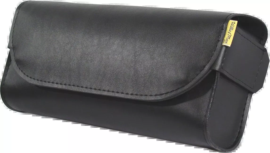 Willie & Max Raptor Black Synthetic Leather Motorcycle Front Fork Tool Pouch Bag