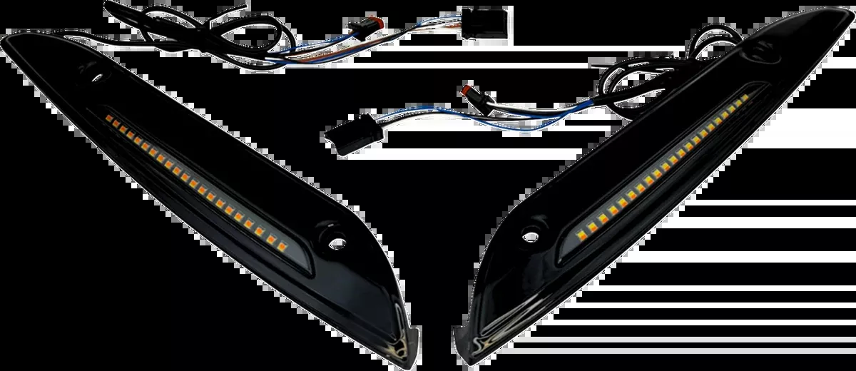 Windshield Trim - Sequential Turn Signal - Black