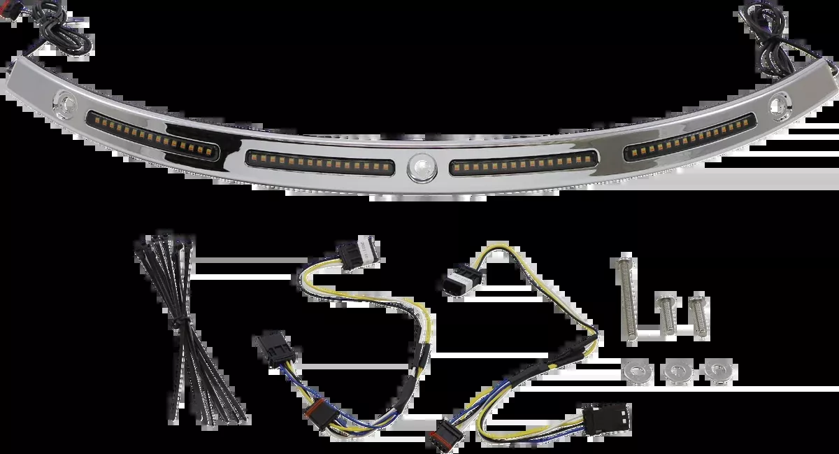 Windshield Trim - Sequential Turn Signals - Chrome