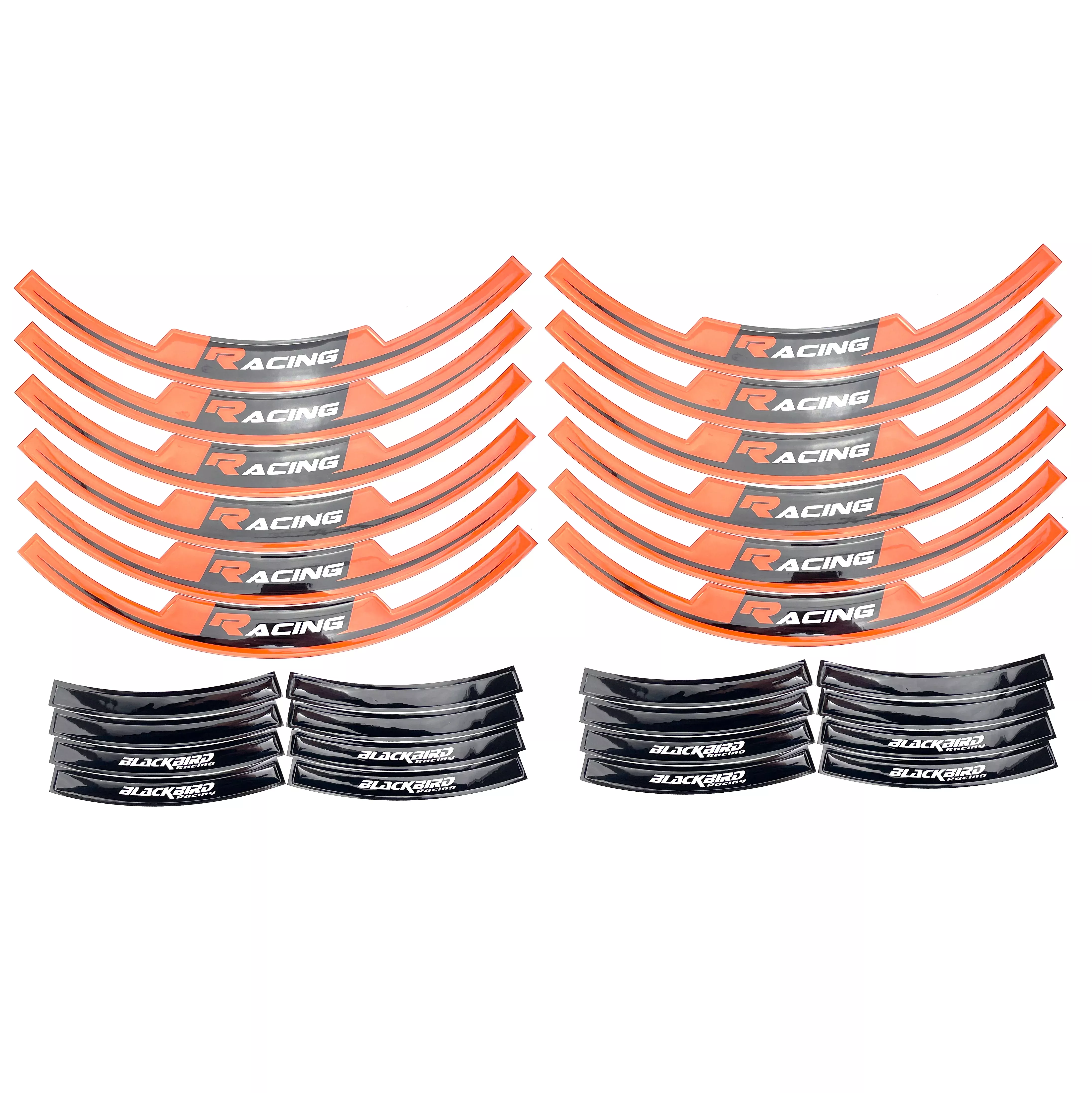 WING RIM STICKER ORANGE, BLACKBIRD 5088/90
