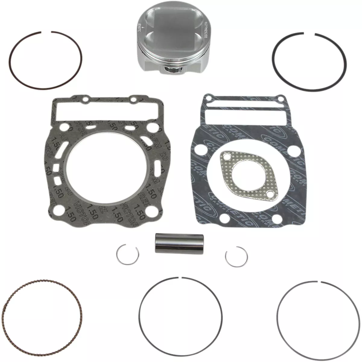 WISECO 0903-1274 PK1652 High-Performance Piston Kit with Gaskets for 4-Stroke Piston Kit with Gaskets – 92.00 mm – Polaris