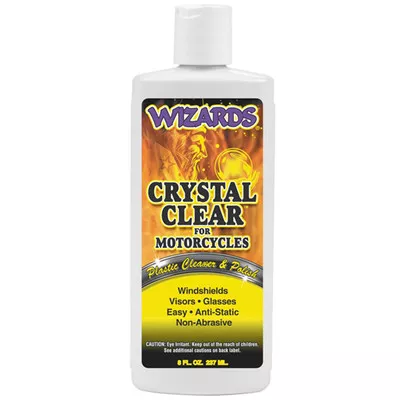 Wizards Crystal Clear Plastic Cleaner and Polish 8 oz