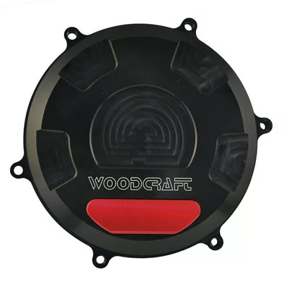 Woodcraft Ducati 1199 Panigale 12-14 RHS Clutch Cover Black Anodized