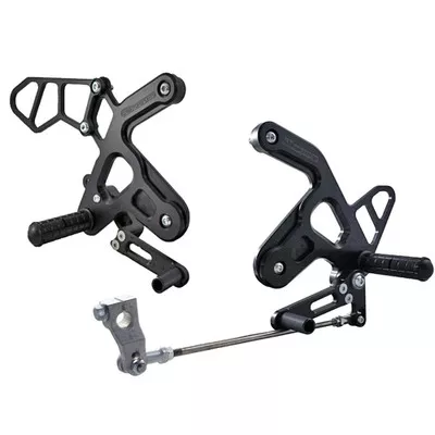 Woodcraft Kawasaki Ninja 650R 12-16 Rearsets Adjustable Complete Kit