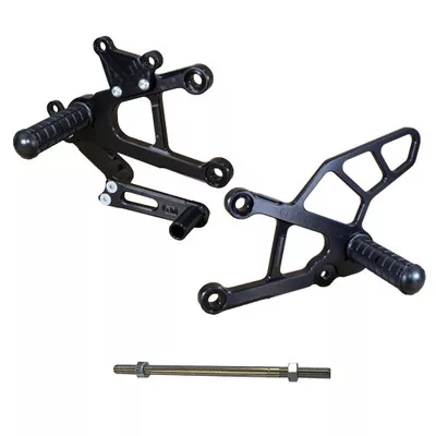 Woodcraft Kawasaki ZX-6R (636) 13-18 Rearsets Basic Kit w/Brake Pedal Only