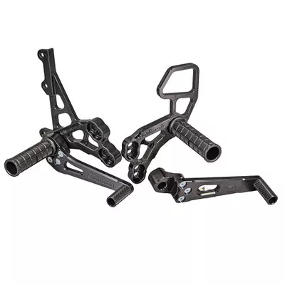 Woodcraft Suzuki GSX-R750 11-26 Rearsets Complete Kit