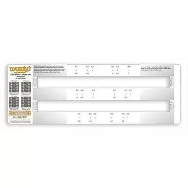 Woodys Studding Template 2.52" Pitch Single Ply - 252S-TEMP