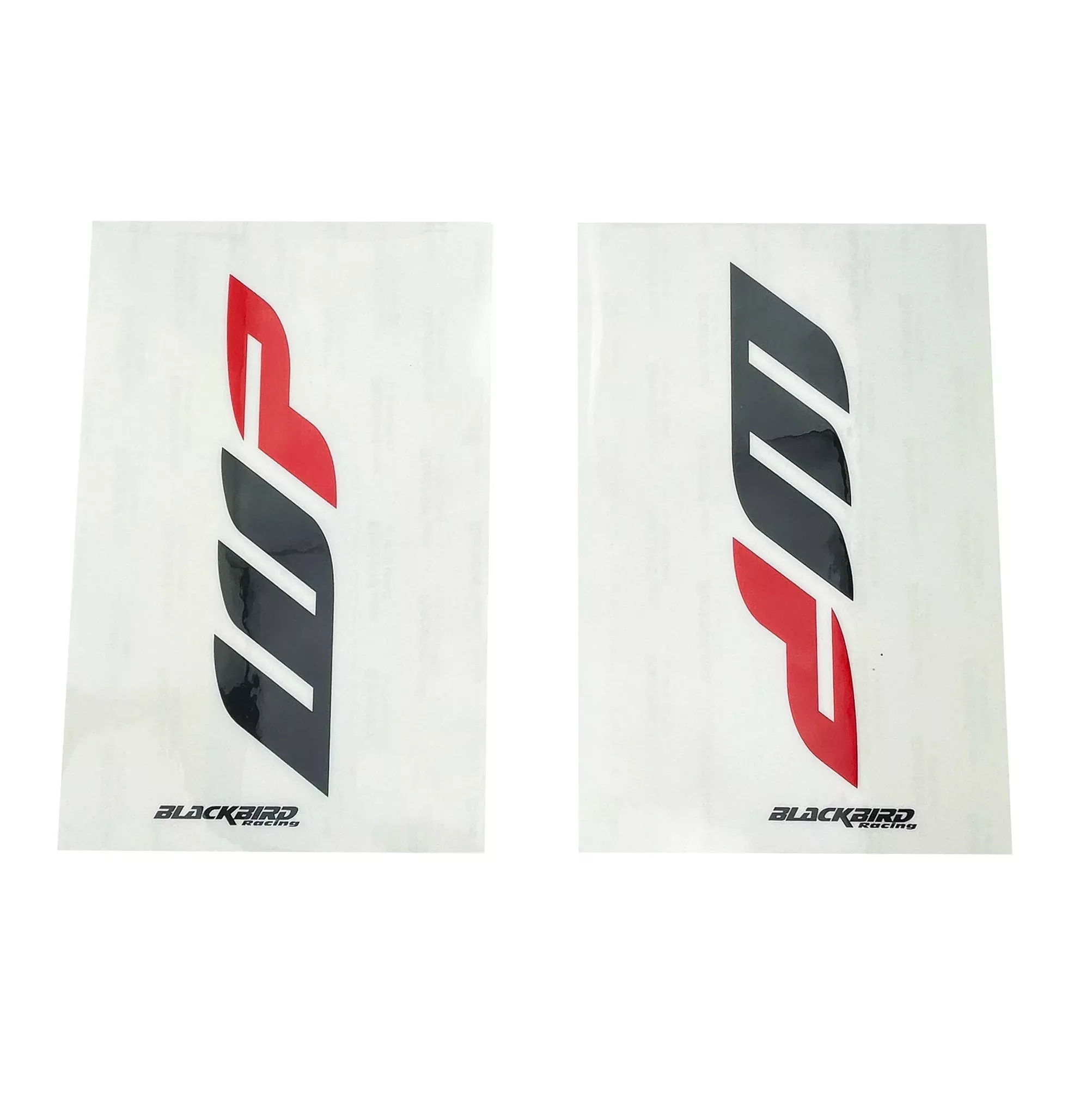 WP FORK DECAL CLEAR,WHITE,BLACK AND RED, BLACKBIRD 5045W1