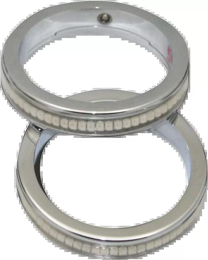 Wrap-Arounds™ LED Lights - 56 mm - Chrome - Clear/Amber