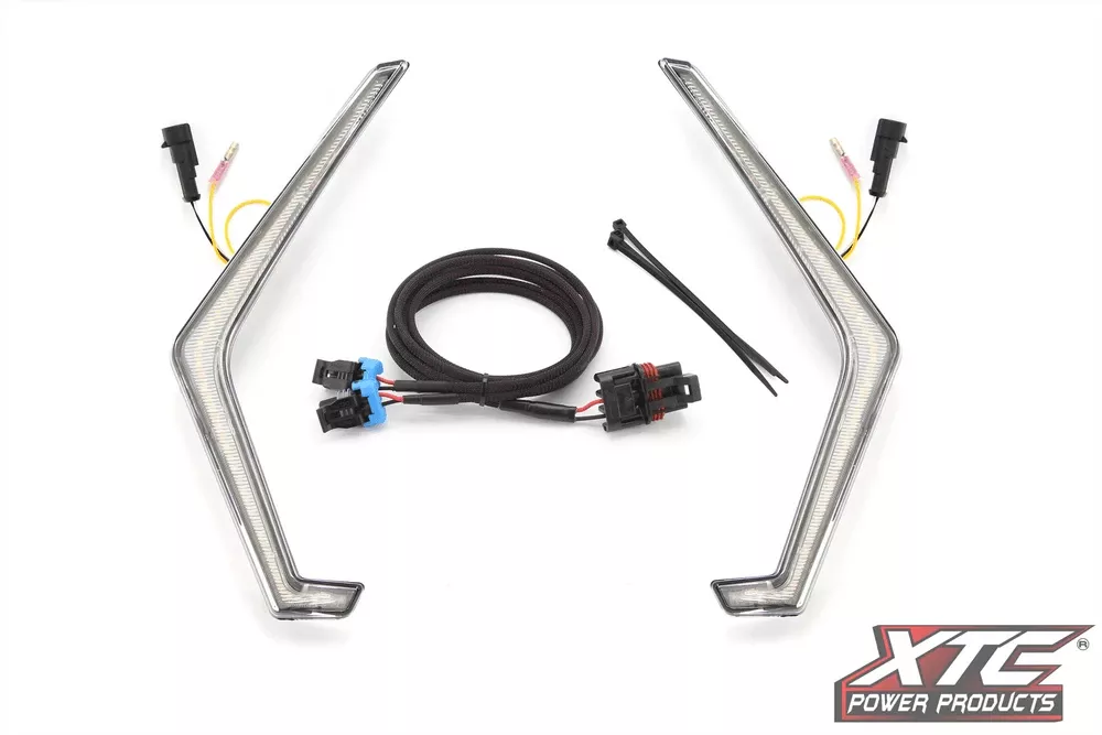 XTC Power Products Front Turn Signal Fang Accent Light Kit for ’22-25 Polaris RZR Pro Models