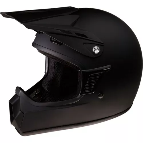 Z1R Rise Child Solid Youth MX Offroad Helmet