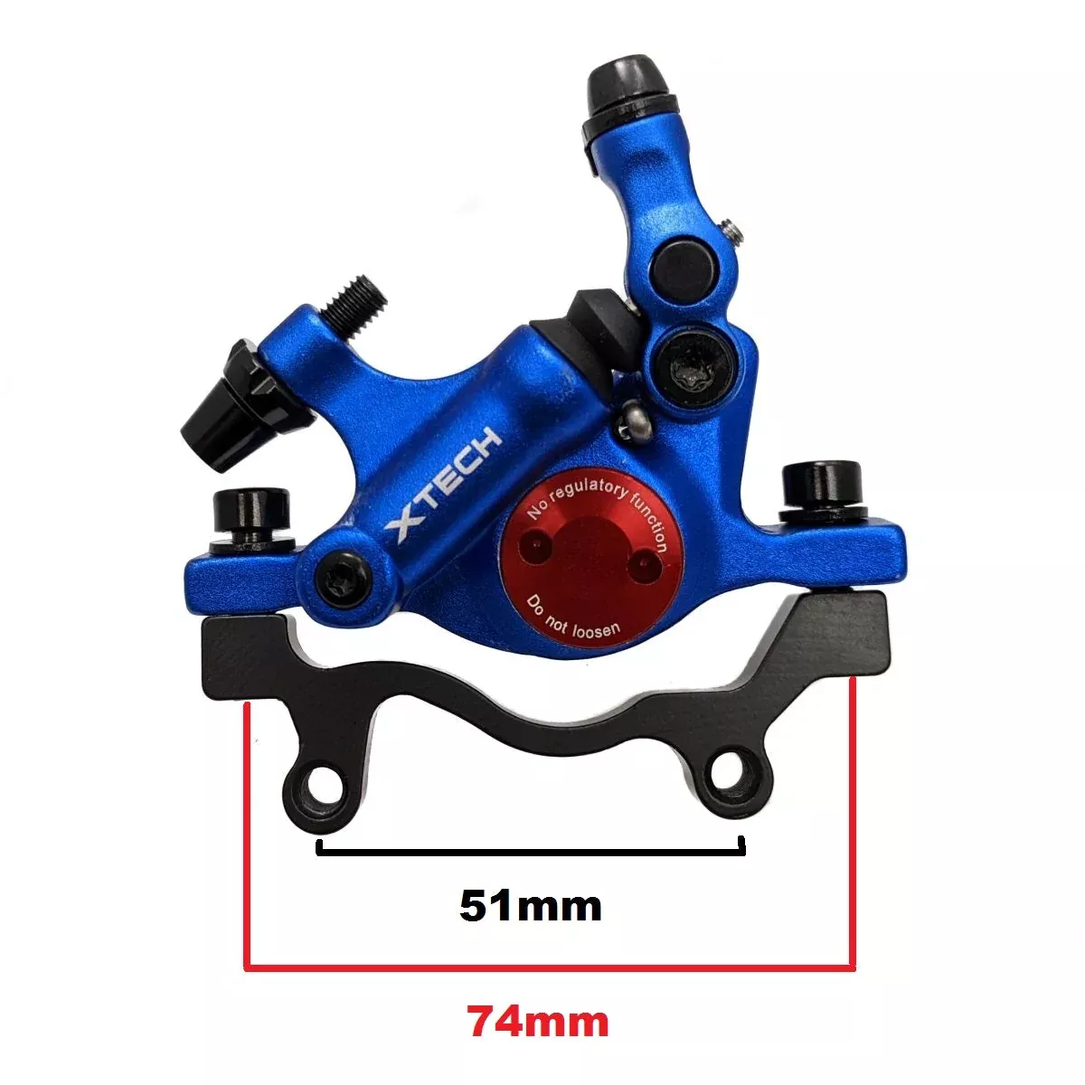 Zoom XTECH Semi-Hydraulic Brake Caliper – 160mm/180mm Rotors